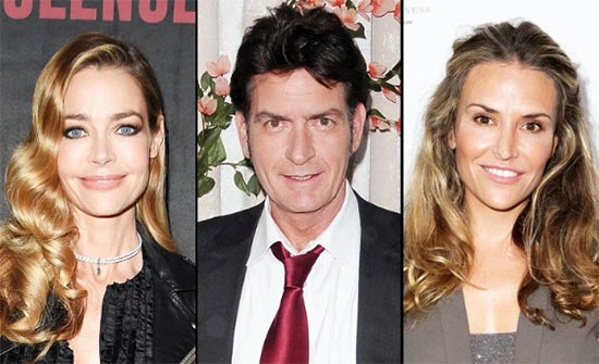 DeniseRichards CharlieSheen BrookeMueller