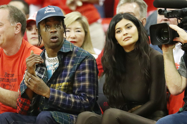 Travis Scott Kylie Jenner Golden State Warriors Vs Houston 2018