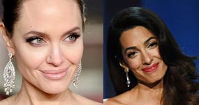 Angelina Jolie celosa de Amal Clooney