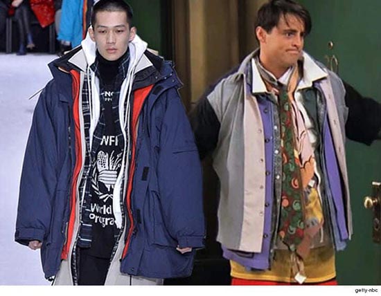 balenciaga joey friends jacket getty nbc