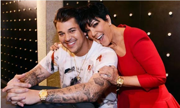 rob kardashian kriss jenner