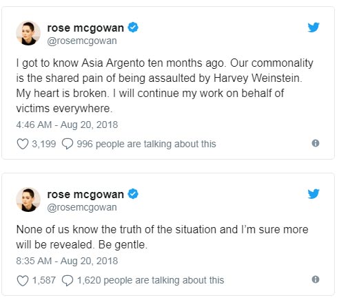 rose mcgowan tweets asia