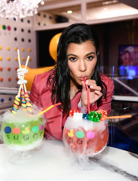 Kourtney Kardashian Hosts Sugar