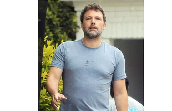 ben affleck working out pic