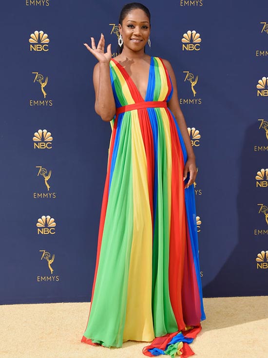 emmys 2018 red carpet tiffany haddish