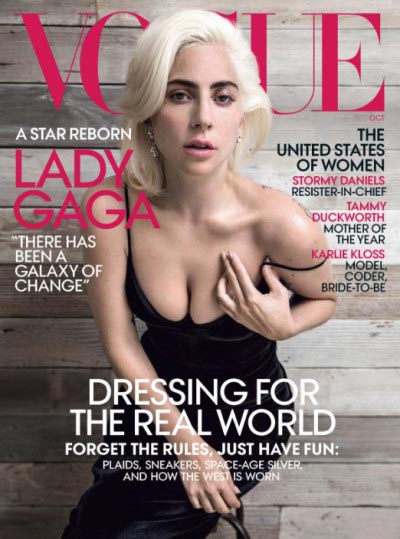 lady gaga oct 2018 vogue cover