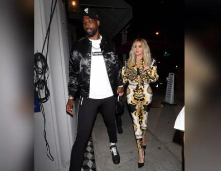 tristan thompson khloe kardashian nightout