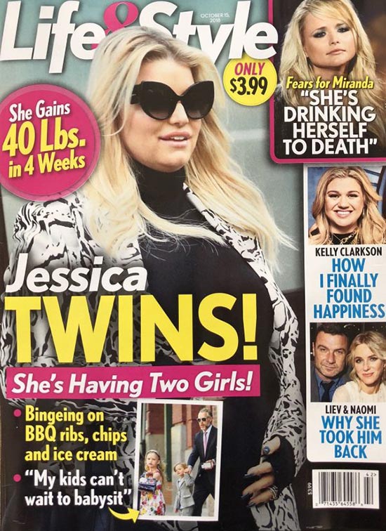Jessica Simpson Twins LifeandStyle