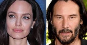 Angelina Jolie y Keanu Reeves saliendo? What? Bahahahahaha…