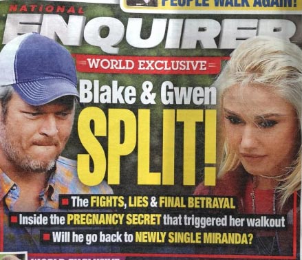 blake shelton gwen stefani breakup