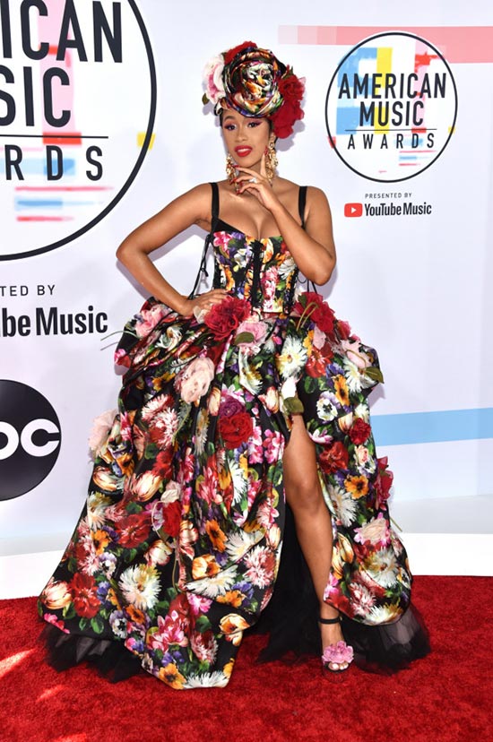 cardi b amas 18