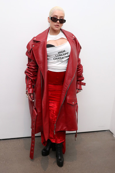 Christina Aguilera Christian Cowan SS19 NYFW 2018