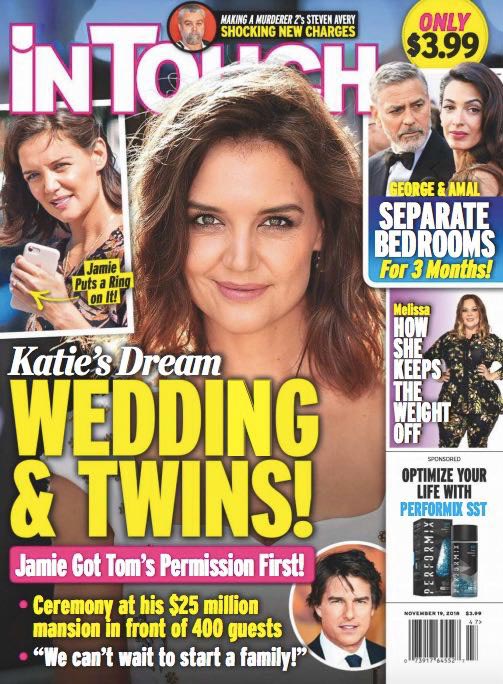 Katie Holmes Jamie Foxx Wedding Twins InTouch