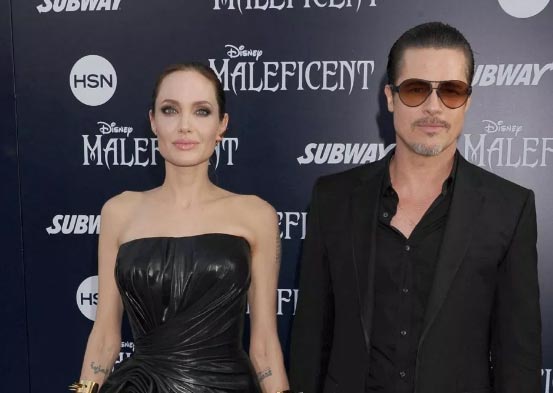 angelina jolie brad pitt malefica premier