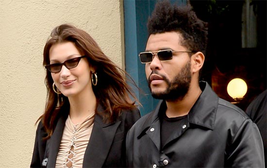 bella hadid the weeknd soho 2018