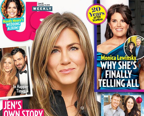 jen aniston us cover