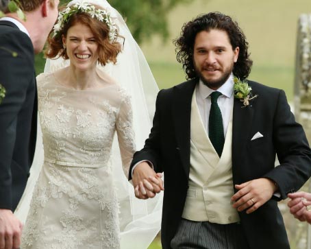 kit haringtong wedding day