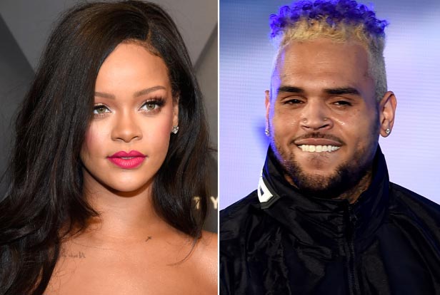 rihanna chris brown friends