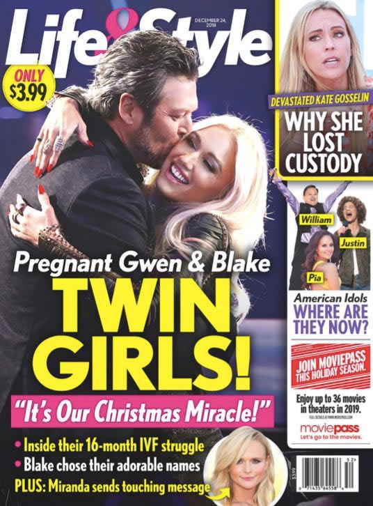 Blake Shelton Gwen Stefani Twin Girls