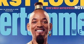Vean a Will Smith como el genio de Aladdin (y al resto del elenco)