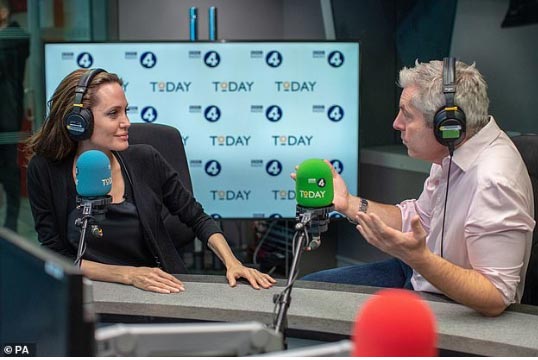 angelina jolie bbc today