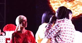 Cardi B y Offset sorprendiéndola en el escenario fue planeado?