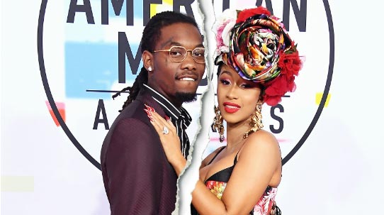 cardi b offset split