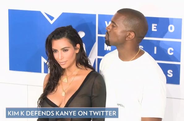 kim defends kanye on twitter