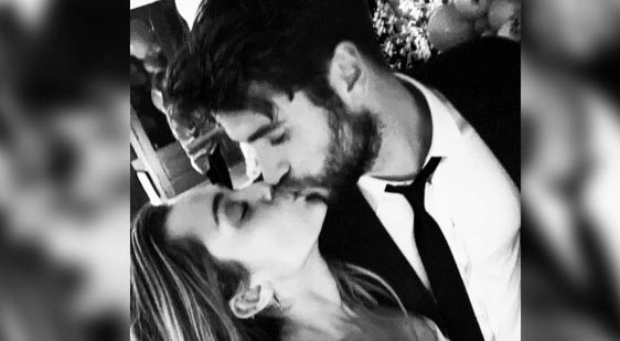 miley cyrus married to liam hemsworth