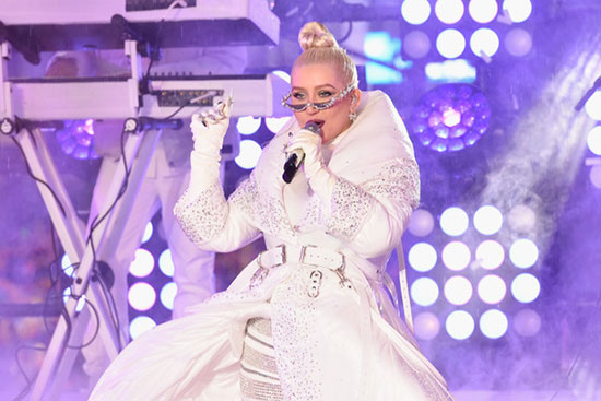 Christina Aguilera Dick Clark New Year Rockin Eve 2018