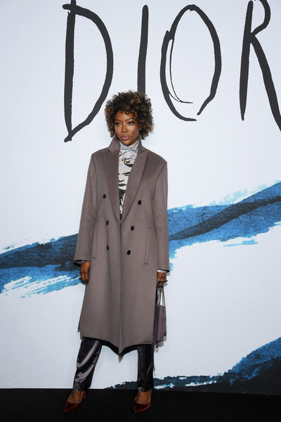 Naomi Campbell Dior Homme Photocall Paris