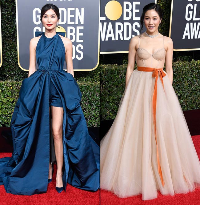 gemma chan constance wu golden globes 2019