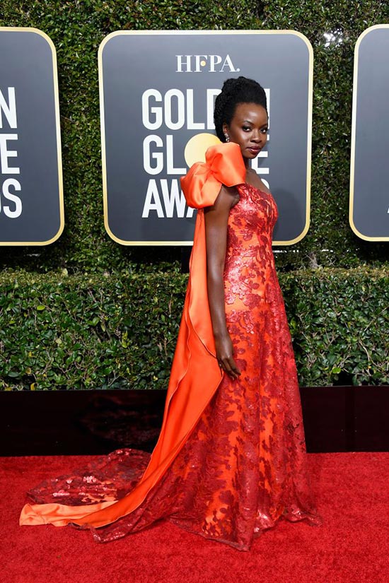 golden globe awards pictured danai gurira