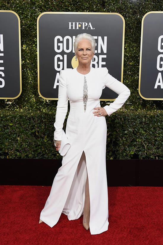 golden globe awards pictured jamie lee curtis