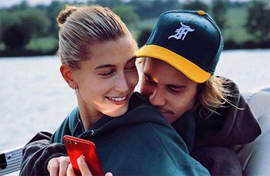 hailey baldwin justin bieber suspenden boda