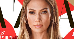 Jennifer Lopez enamoradísima en Harper’s Bazaar