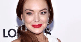 Lindsay Lohan en la premier de su reality show