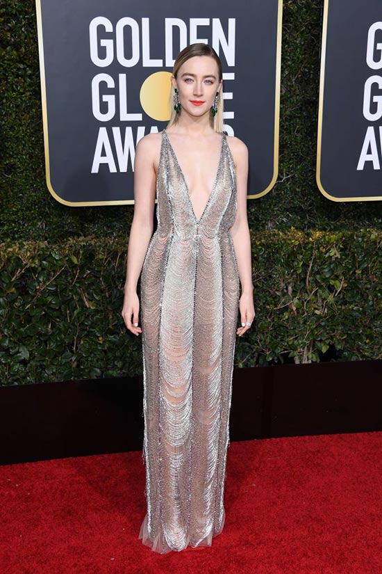 saoirse ronan attends the 76th annual golden globe