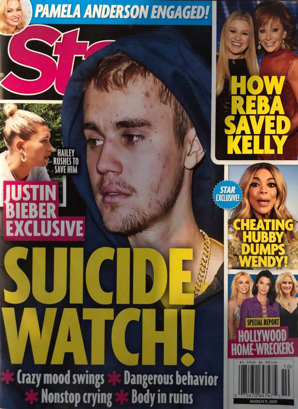 Justin Bieber Suicide Watch Star cover