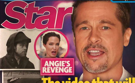 angelina video brad drunk star