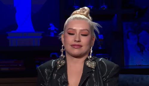 christina aguilera wwhl