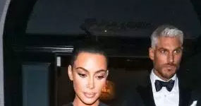 Kim Kardashian con el vestido más atrevido hasta ahora?