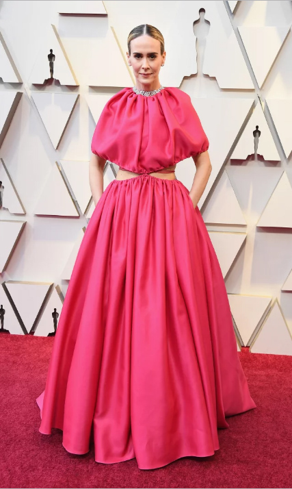 red carpet oscars 2019 sarah paulson