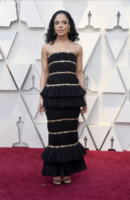 red carpet oscars 2019 tessa thompson