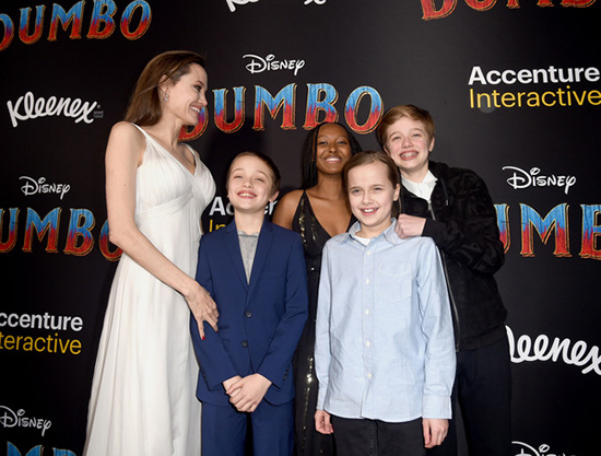 Angelina Jolie Premiere Disney Dumbo Red Carpet