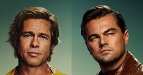 Poster Oficial de Once Upon A Time con Brad Pitt y Leo DiCaprio