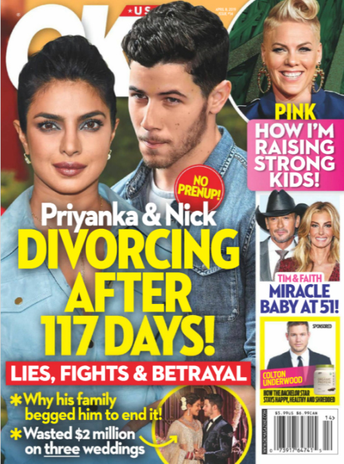 priyanka chopra nick jonas divorce ok