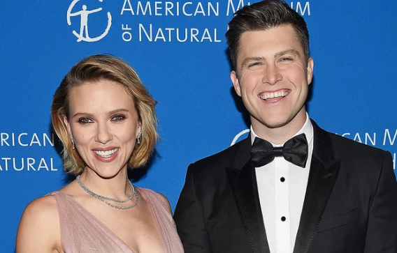 scarlett johansson colin jost