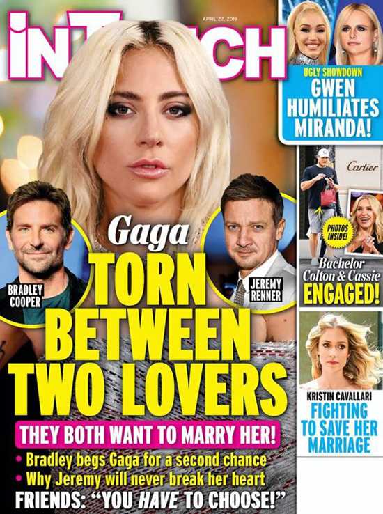 Bradley Cooper Jeremy Renner Lady Gaga Marry Intouch