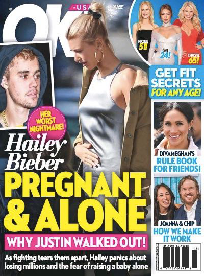 Justin Bieber Hailey Baldwin Pregnant Walks Out Ok